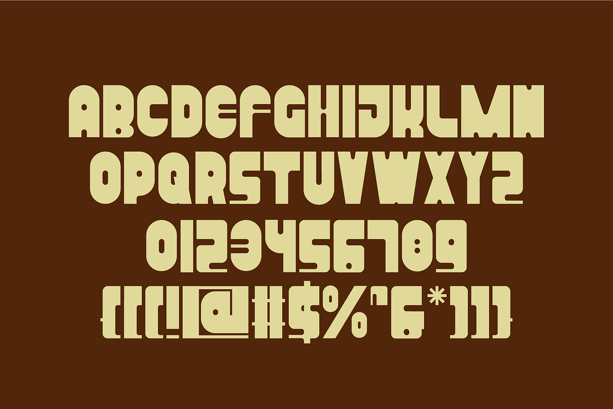 Rovena - Retro Display Font, a Font by HAN (Photo 2 of 9)