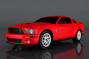 Ford Shelby GT500, a Cars & Vehicle 3D Model by valtriiu (Thumbnail 1 of 12)