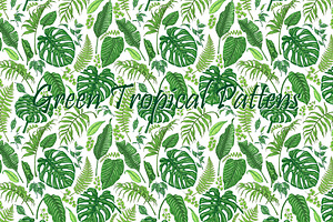 Green Tropical Patterns