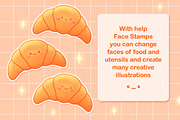 Cute Food Brushes, Procreate Bundle, a Brush Add-On by InkPrintsTattoo (Thumbnail 7 of 8)