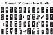 Minimal TV Remote Icon Bundle, a Graphic by musafir_fashion (Thumbnail 1 of 11)