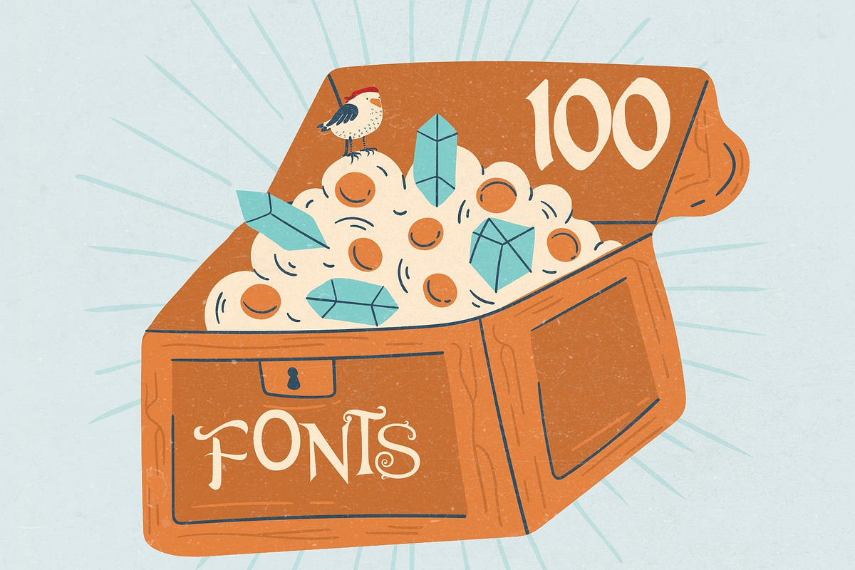 Pirate Font Bundle - 100 Fonts!, a Serif Font by HipFonts (Photo 4 of 18)