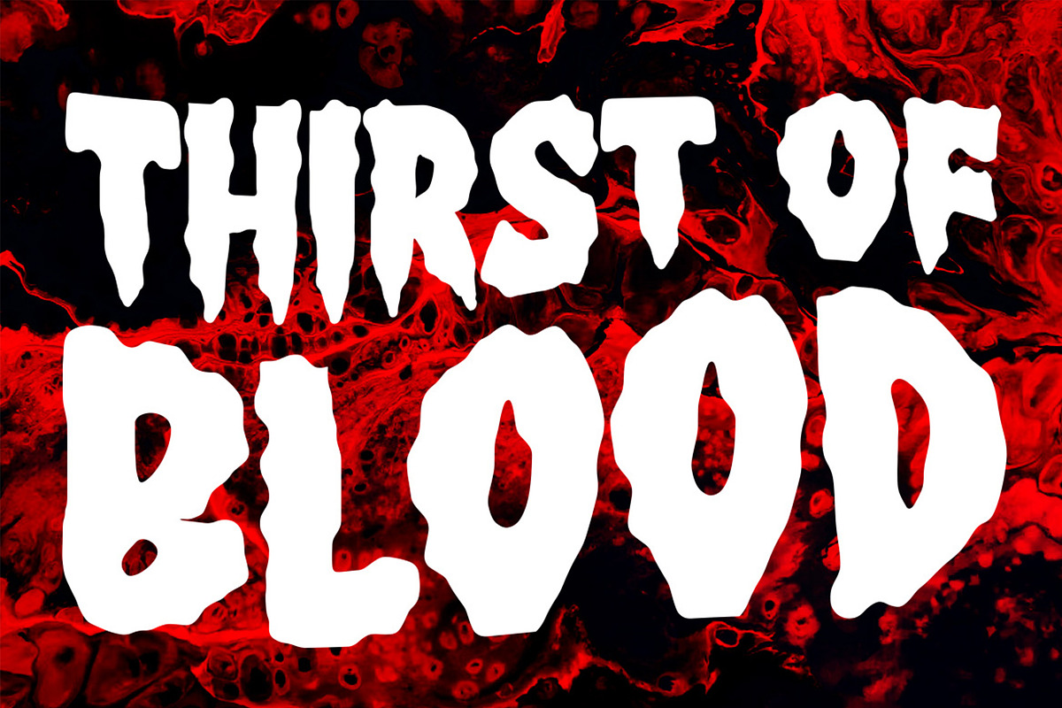 Ghost Baster - Scary Bloody Font, a Font by Pekotype (Photo 8 of 15)