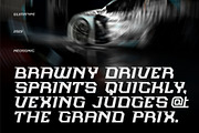 Neosonic - Futuristic Font, a Sans Serif Font by limitype (Thumbnail 5 of 10)