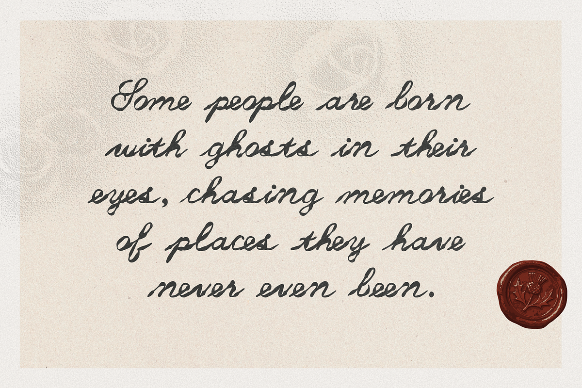 Dear Amore Handwritten Ink Font, a Script Font by Nonceni (Photo 10 of 11)