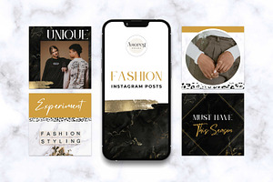 Fashion Instagram Canva Template