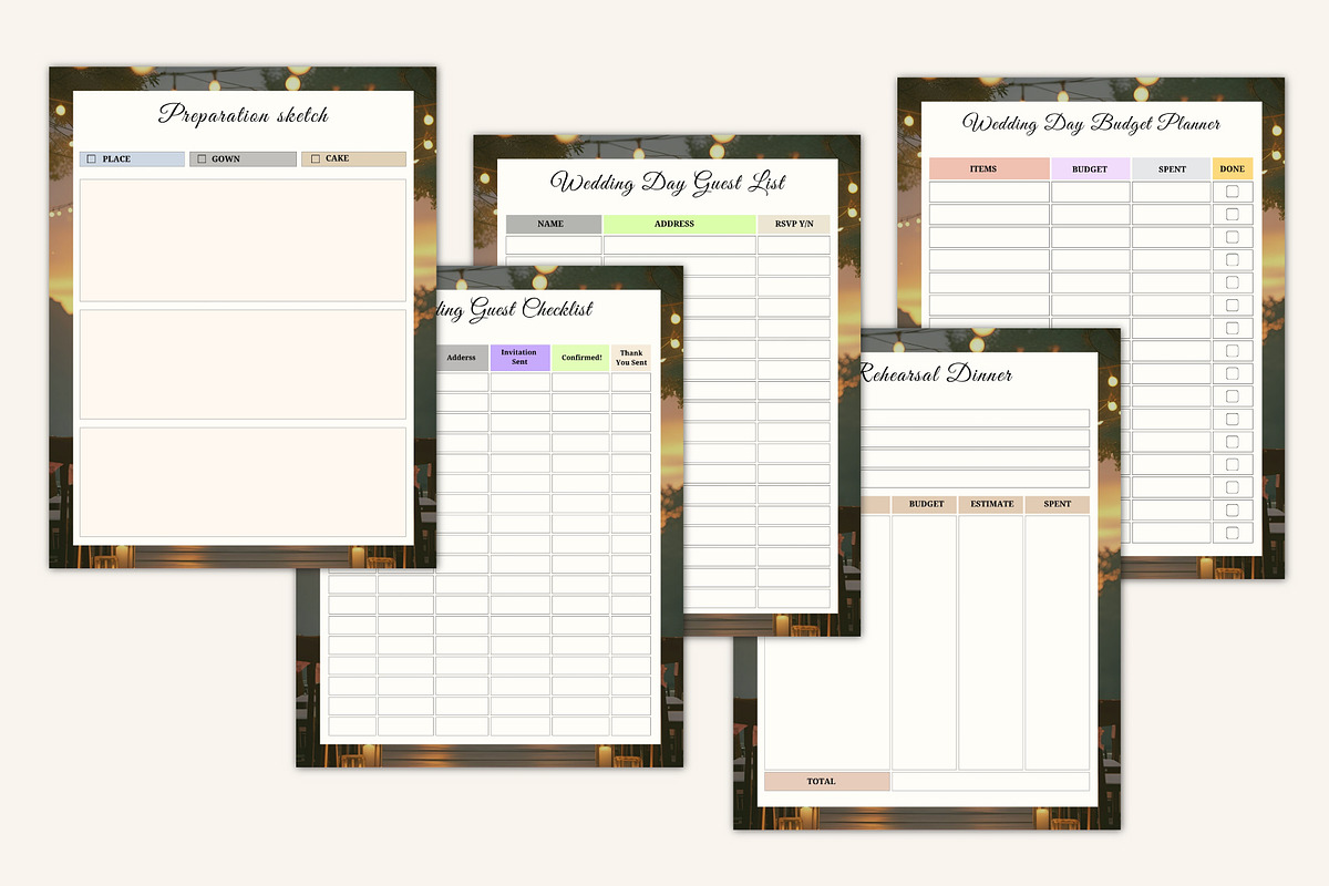 2026 Wedding Planning Companion, a Stationery Template by Designmela01 (Photo 4 of 10)