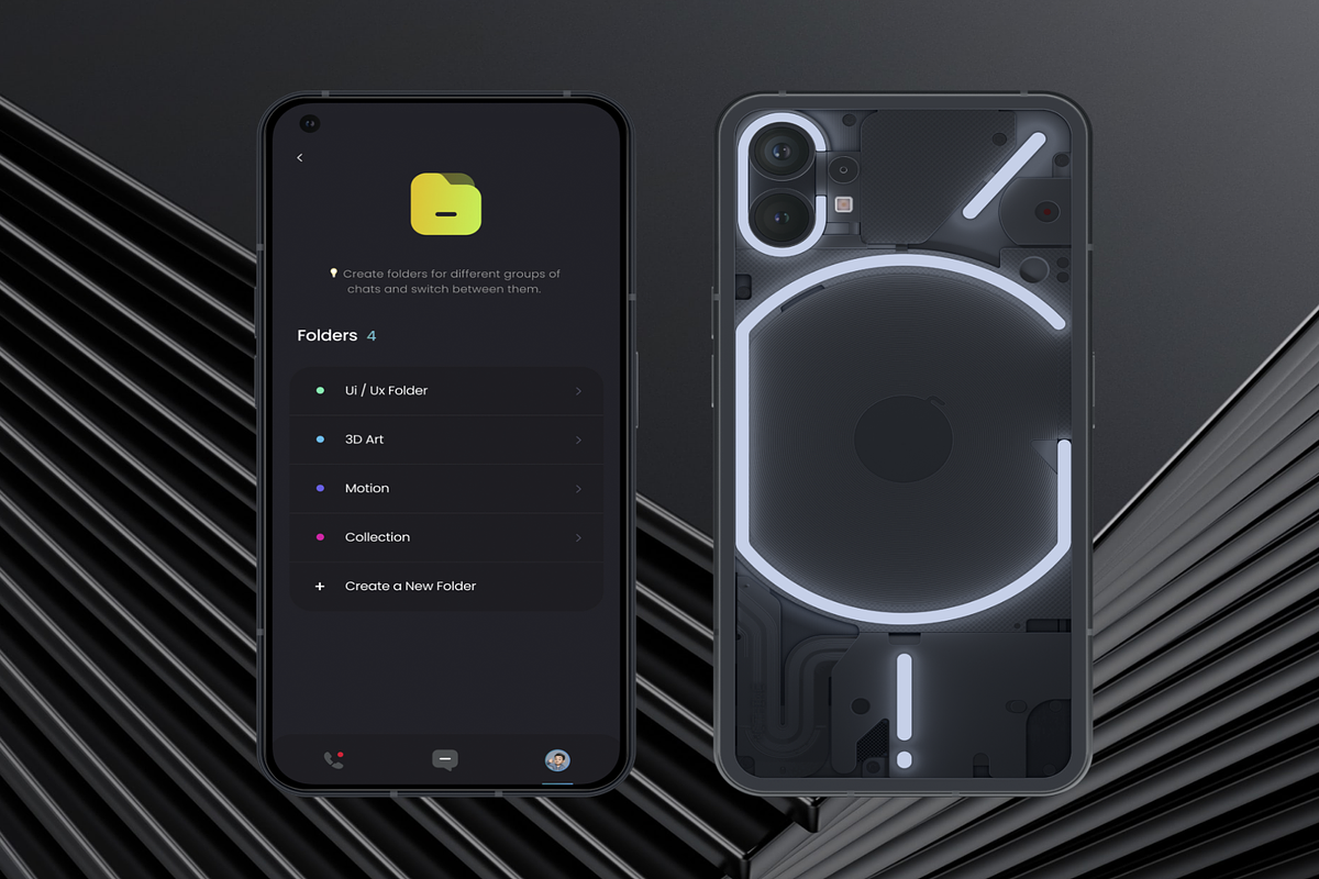 Messenger Mobile and Desktop App, an UI Kit Template by Digital_Fantasies (Photo 8 of 8)