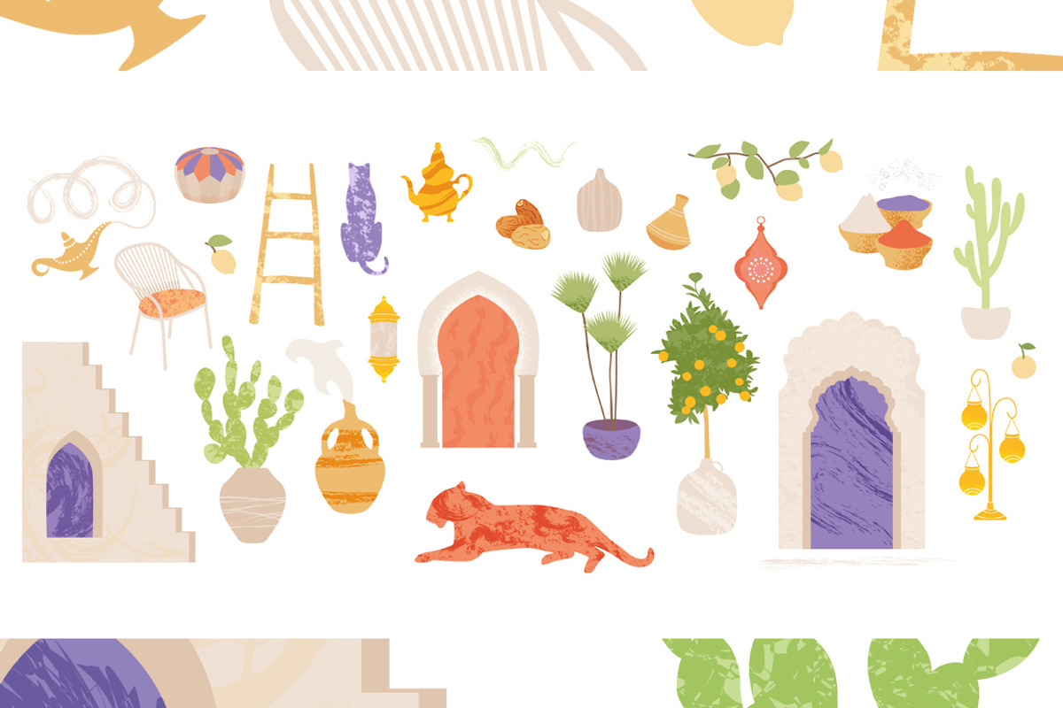 Trendy arch logo. Morocco icon set., a Branding & Logo Template by WalnutBird (Photo 6 of 6)