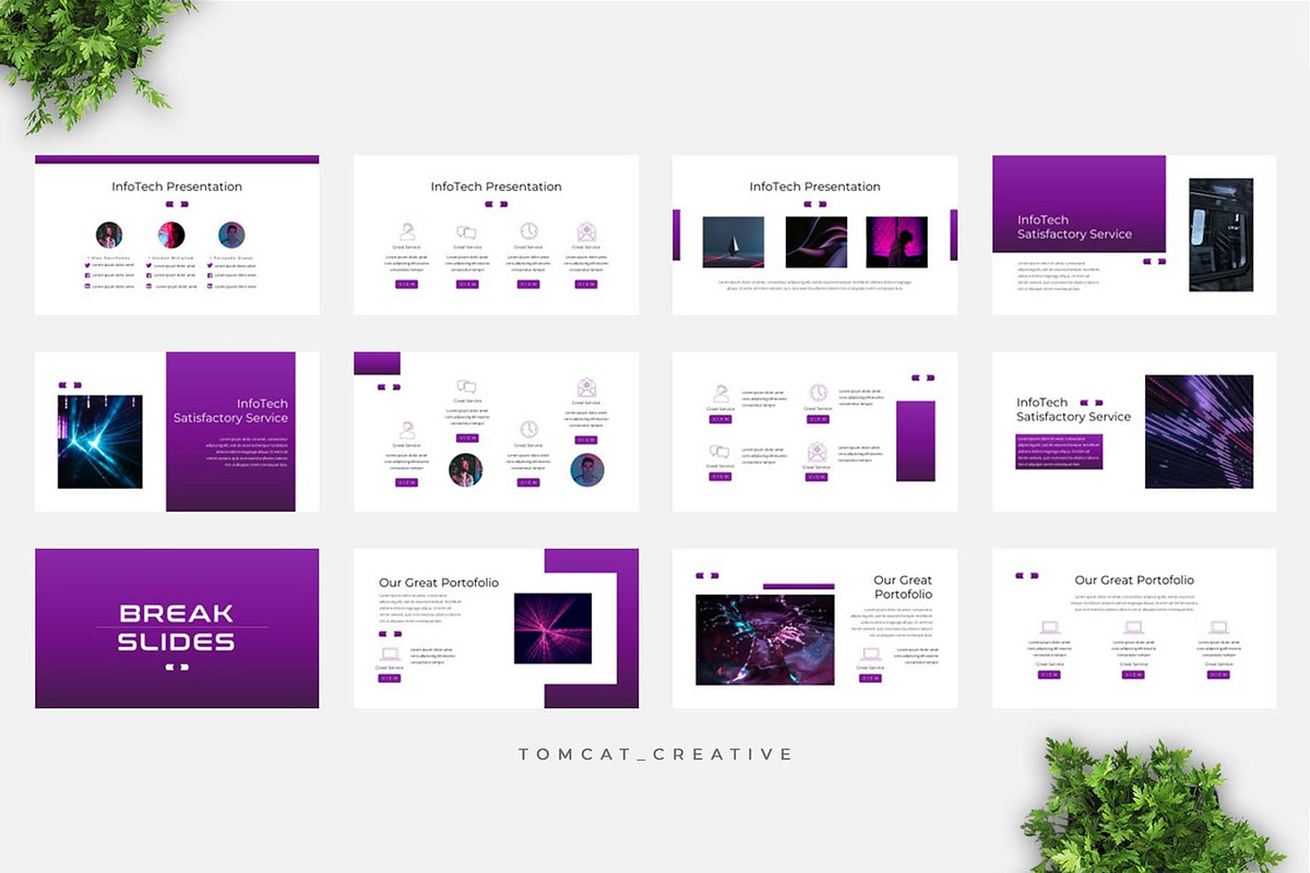 Tech Pitch Deck Keynote, a Presentation Template by Glowin_studio (Photo 3 of 4)