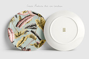 Le Tropique, Hand painted Pattern, a Pattern Graphic by Pink Linen (Thumbnail 6 of 9)