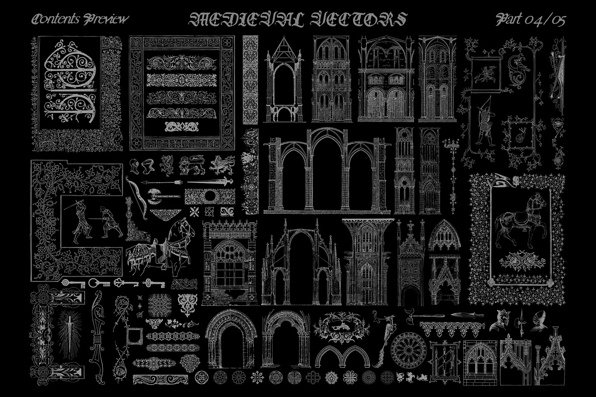 Medieval Vectors, an Object Graphic by MiksKS (Photo 12 of 13)