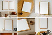 6 PSD Mockup Set for Poster 3x4, a Product Mockup by SigaSigaMockup (Thumbnail 3 of 4)