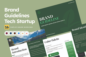 Eco Travel Brand Guideline, a Branding & Logo Template by twinstd