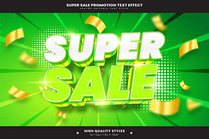 Super Sale Editable Text Effect V2