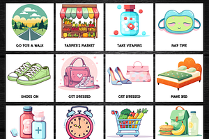 Editable Kids Daily Routine Cards