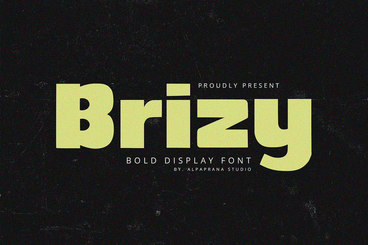 Brizy - Display Sans, a Sans Serif Font by Alpaprana (Photo 1 of 10)