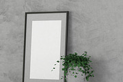 Mock up poster in a square frame, a Print Template by Olesya Morokhovets (Thumbnail 2 of 2)
