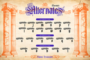 Baronial, a Blackletter Font by Burntilldead (Thumbnail 8 of 13)