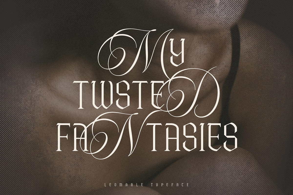 Leomarle Typeface, a Blackletter Font by alit design (Photo 11 of 15)