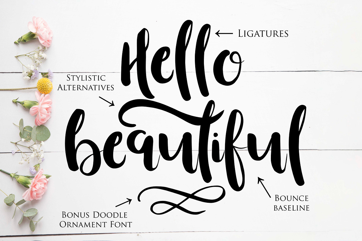 Beautiful Font preview 3
