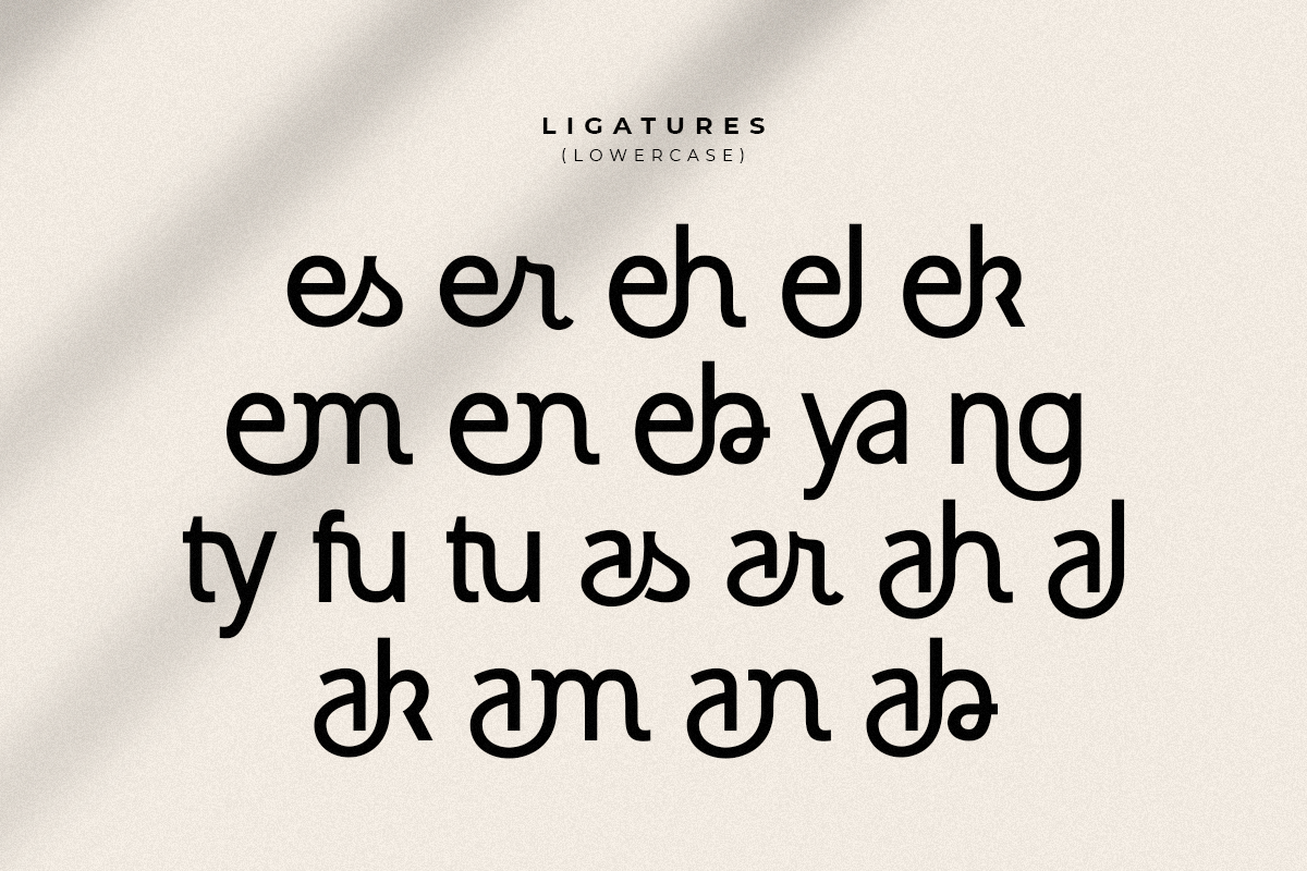 Taurus - Modern Unique Stylish Font, a Sans Serif Font by Hamz Studio (Photo 10 of 17)