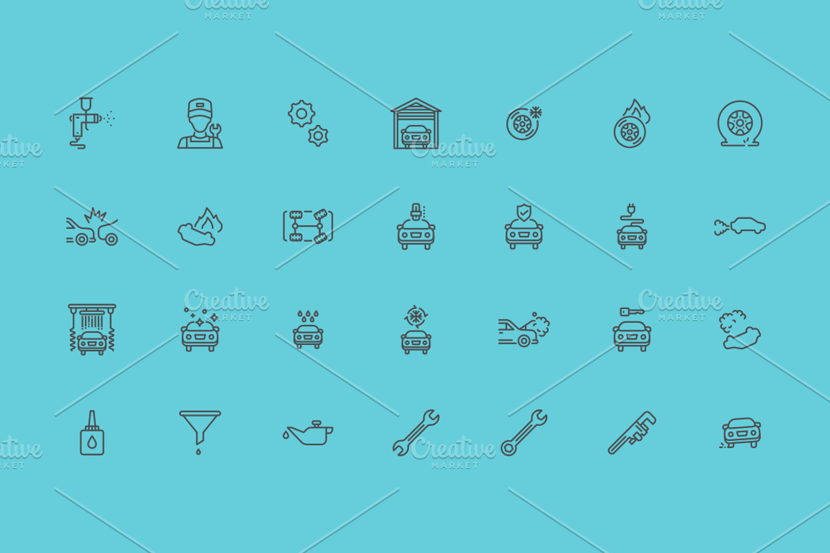 Car Service and Maintenance, an Icon by Amogh Design (Photo 3 of 5)