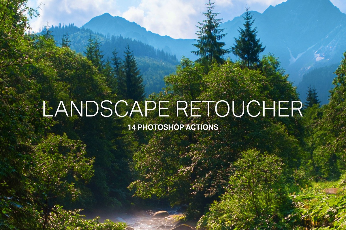 14 Landscape Retouching Actions