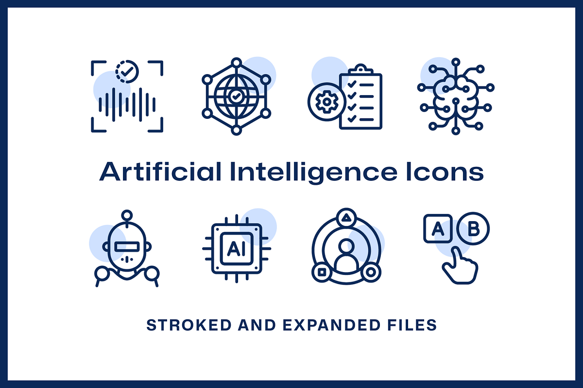 48 Artificial Intelligence Icons, an Icon by Furnace (Photo 5 of 5)