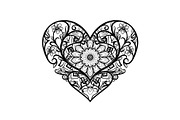 Ornamental Heart Silhouette Bundle, an Illustration by jahid234 (Thumbnail 28 of 31)