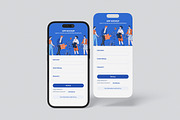 High Quality App Mockup, an iPhone Mockup by swsi-studio (Thumbnail 3 of 5)
