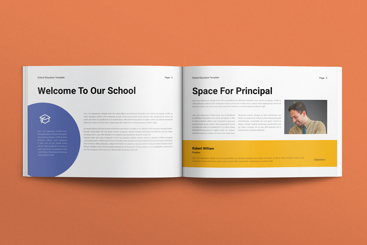 Education Template Landscape, a Brochure Template by E-Type (Photo 2 of 7)