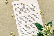 Anestica Natural Handwritten Font, a Script Font by RantautypeStudio (Thumbnail 7 of 15)