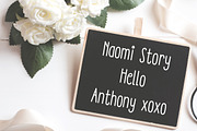 Naomi Story - Casual Sans Serif Font, a Sans Serif Font by sereneowl (Thumbnail 2 of 4)