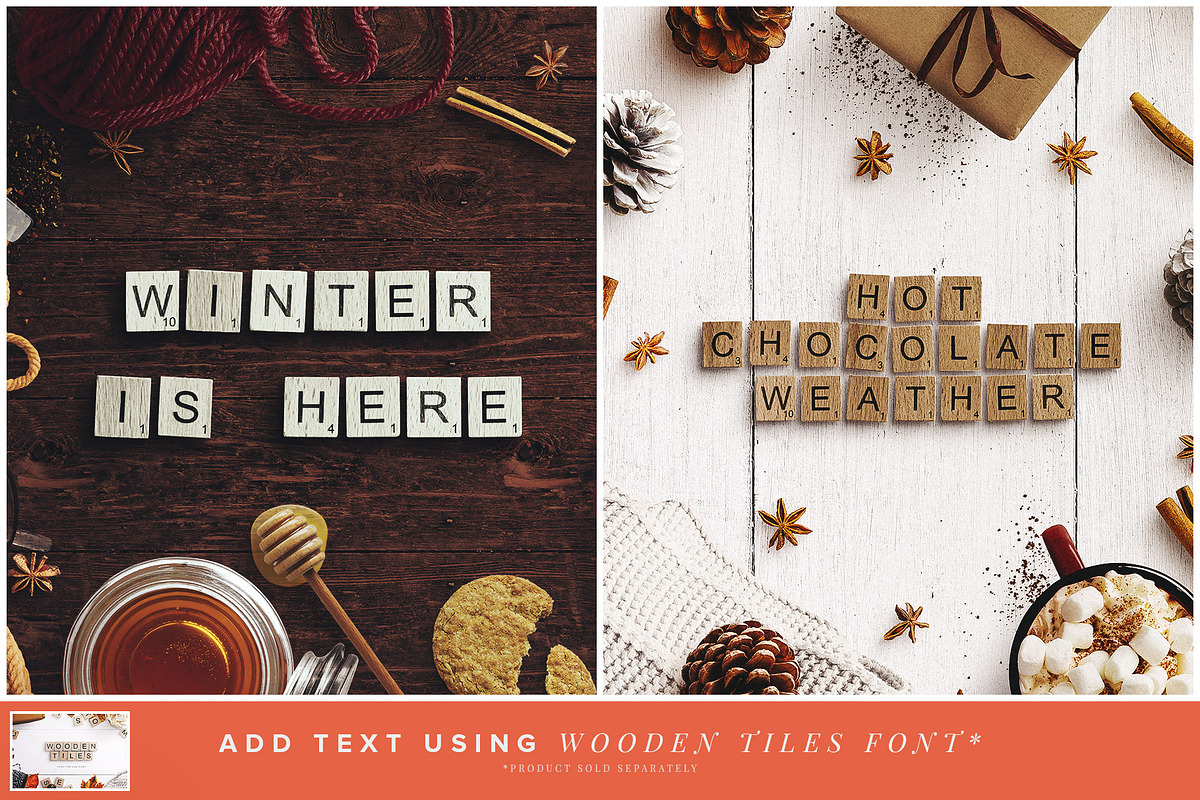 Winter Scene Creator Bundle, a Books & Magazine Mockup by Custom Scene (Photo 7 of 32)