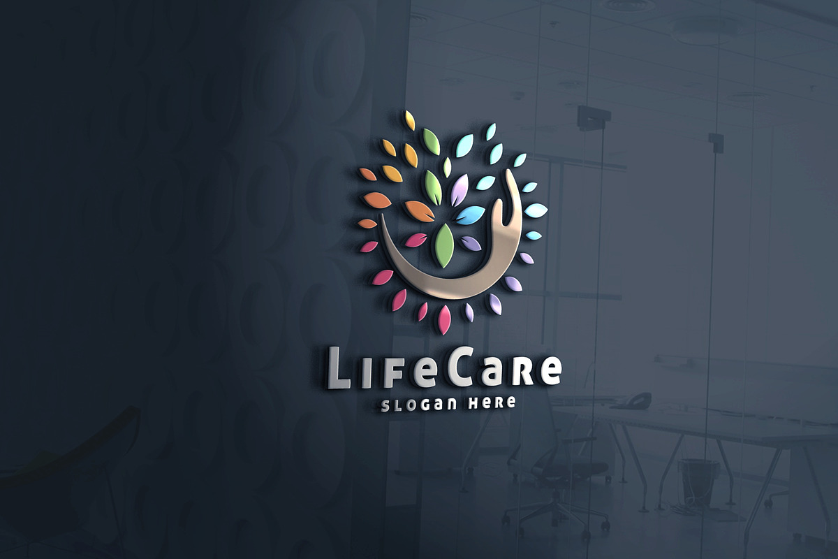 Life Care Hand Logo, a Branding & Logo Template by Design_Planet (Photo 1 of 4)