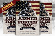 Armed Forces Day Flyer, a Flyer Template by AyumaDesign (Thumbnail 1 of 3)