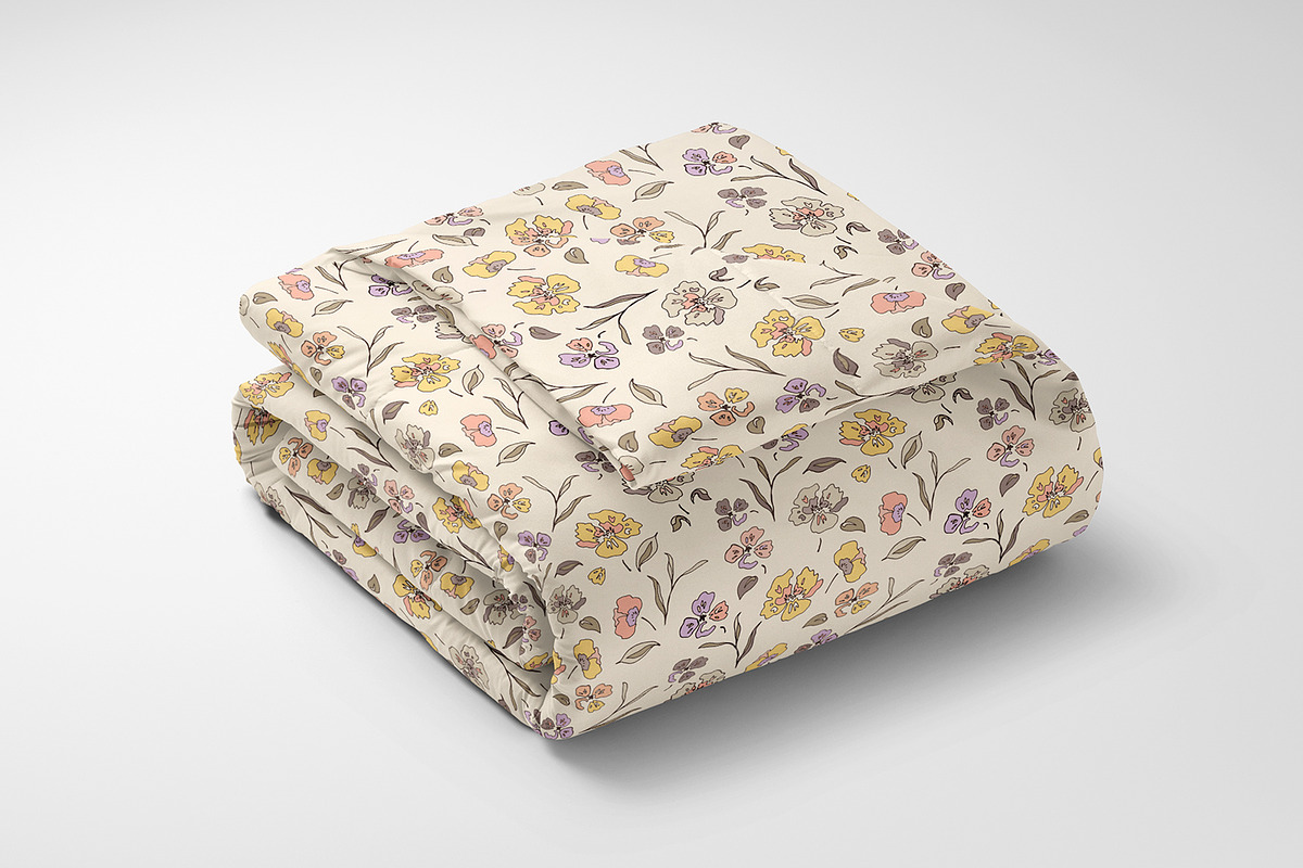 Garden Violets, a Pattern Graphic by MalyskaStudio (Photo 7 of 13)