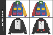 Work Shirt - Mockup, a Shirt Mockup by DaldSgh (Thumbnail 3 of 11)
