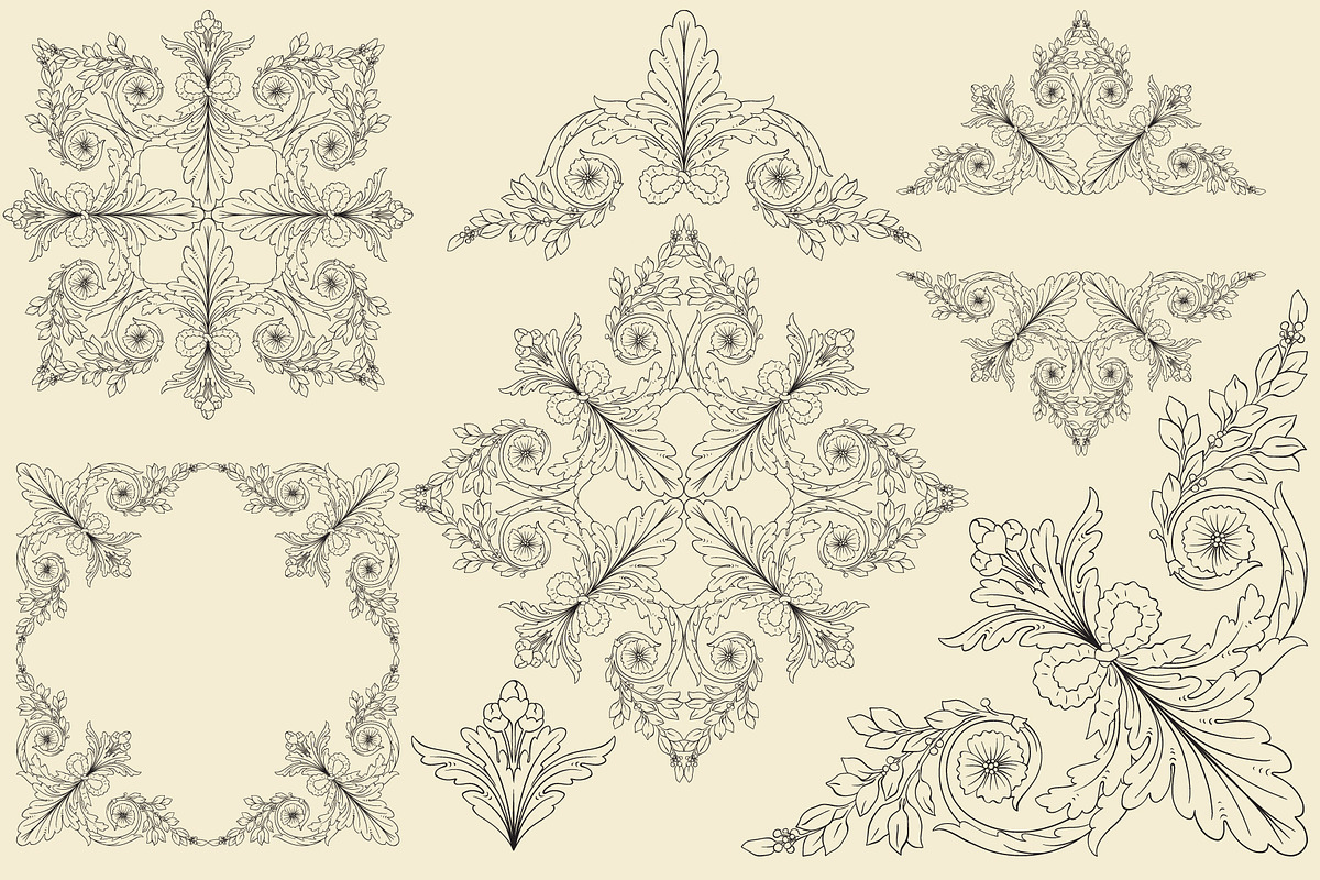 Vintage Frames And Borders SVG, an Object Graphic by Samira (Photo 5 of 6)