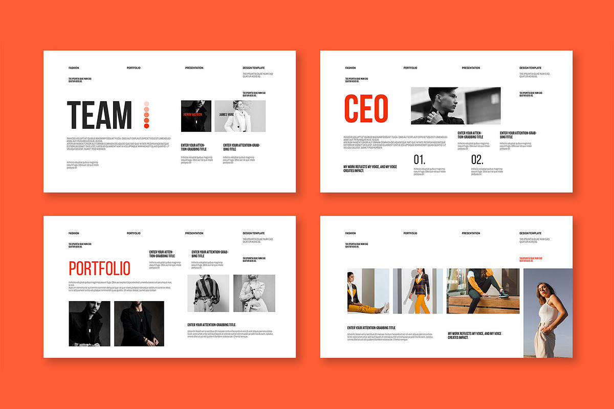 Fashion Portfolio Presentation, a Presentation Template by Mighty-Slide (Photo 4 of 5)