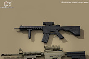 M4 rifle, an Object 3D Model by Tartino 3D models (Thumbnail 6 of 10)