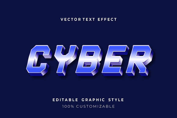 Metallic 3D Bold Text Effect preview 3