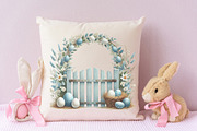 Neutral white Easter clipart, an Illustration by RobertsArt (Thumbnail 5 of 7)