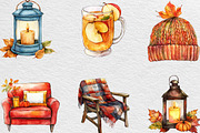 Cozy Autumn Sublimation Clipart, an Illustration by Black Bird Studio (Thumbnail 5 of 6)