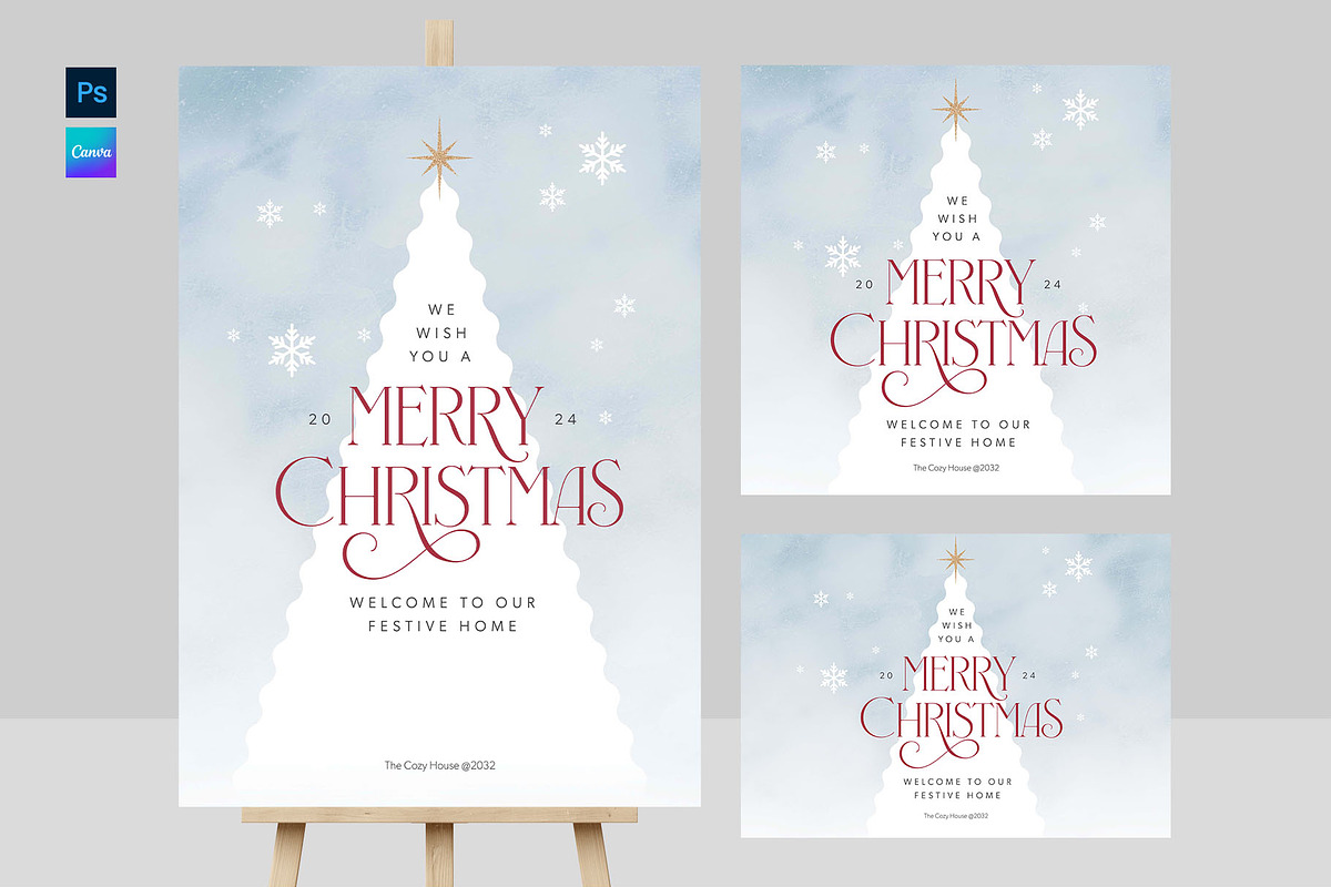 Christmas Winter Wonderland Template, a Poster Template by BrandPacks (Photo 8 of 8)