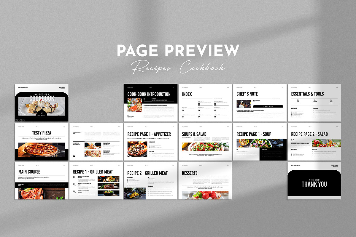 Recipes & Cookbook Template, a Brochure Template by Spark_Creative (Photo 11 of 11)