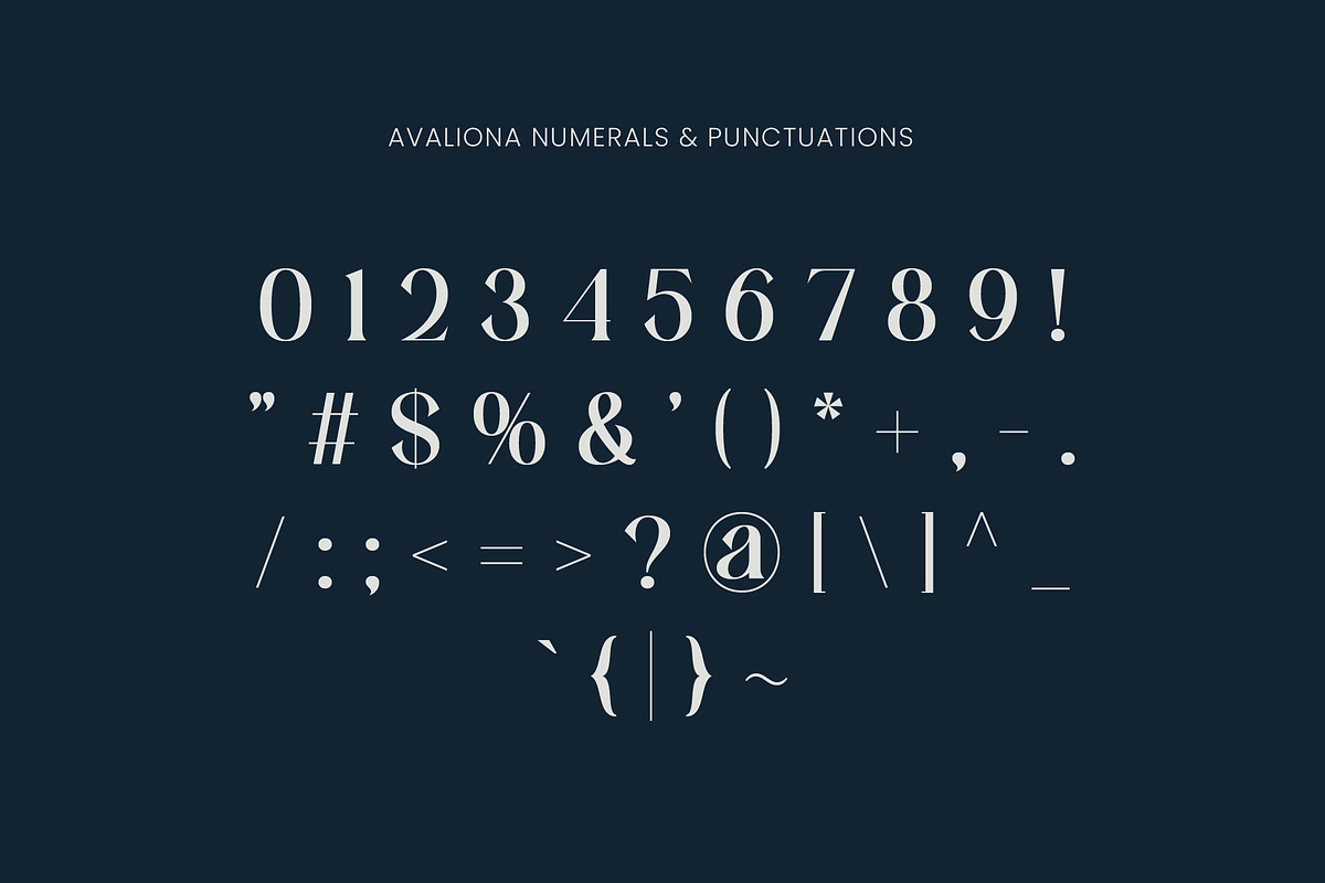 Avaliona - Elegant Serif Font, a Serif Font by Pikgura (Photo 3 of 6)