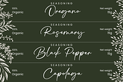 Signatura Onellander Handwritten, a Handwritten Font by Basnistudio (Thumbnail 6 of 14)