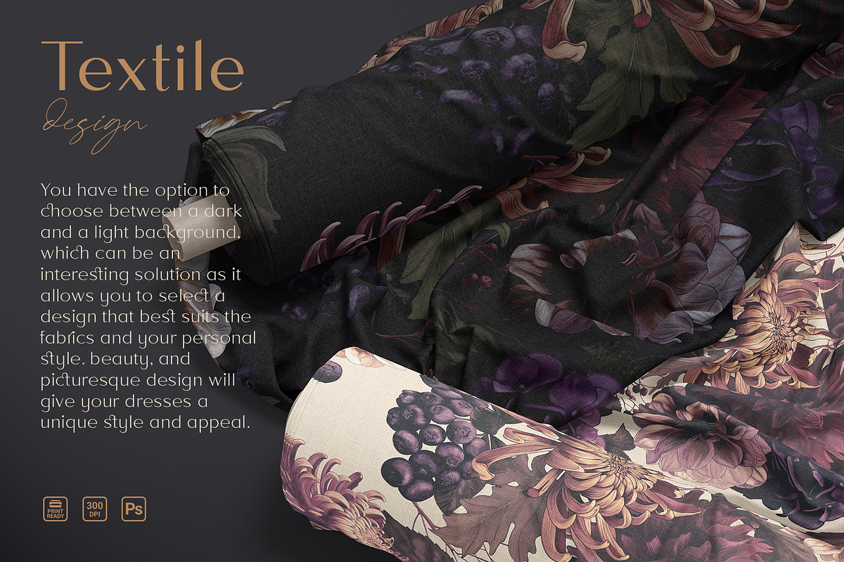 Seamless Patterns Symphony of Flower, a Pattern Graphic by Yana Dobrik (Photo 5 of 13)